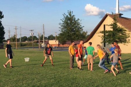 Youth in the field. youth ministry. immanuel lutheran church lcms. joplin missouri.