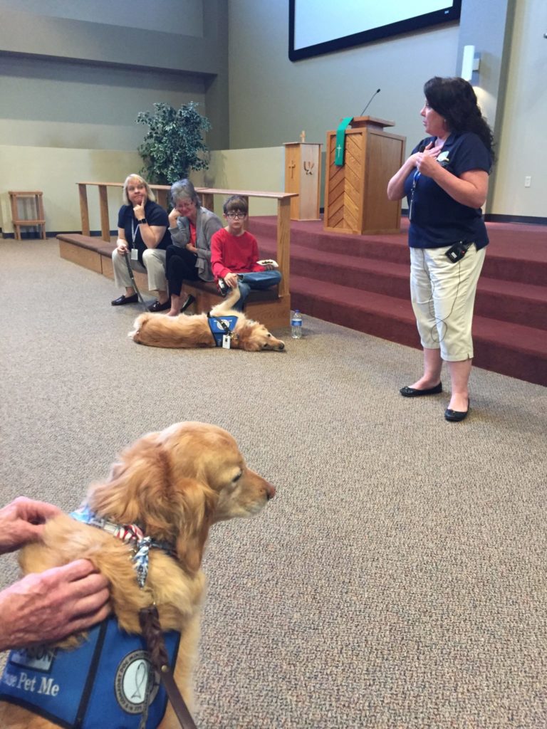 Heidi Comfort Dog presentation