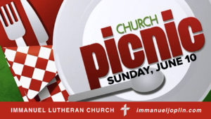 church picnic sunday june 10 immanuel lutheran church joplin missouri