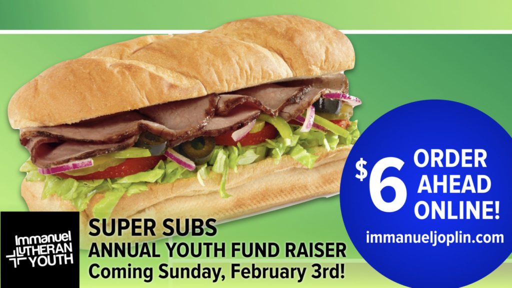 Immanuel Youth Super Subs 2019