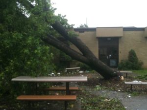 May 2011. Joplin Tornado Damage. Immanuel Lutheran Church LCMS. Joplin Missouri.