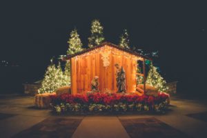 call him jesus. outdoor nativity. advent devotion. immanuel lutheran church lcms. joplin, missouri. call his name jesus.