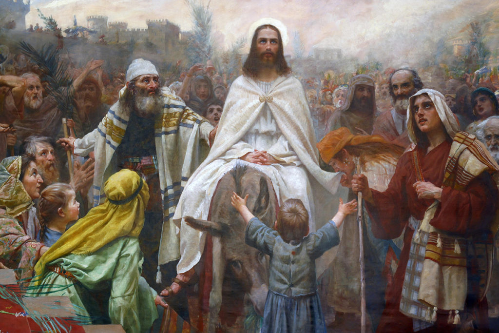 The Humble King, Jesus' Triumphal Entry into Jerusalem. Sermon by Rev. Gregory Mech. Immanuel Lutheran Church LCMS. Joplin, Missouri. Palm Sunday.