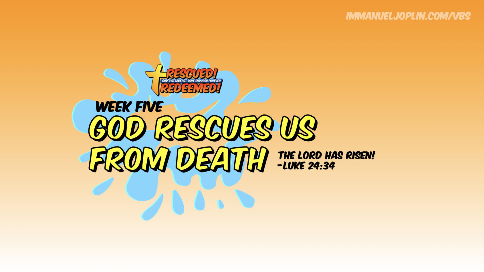 VBS At Home Rescued Redeemed