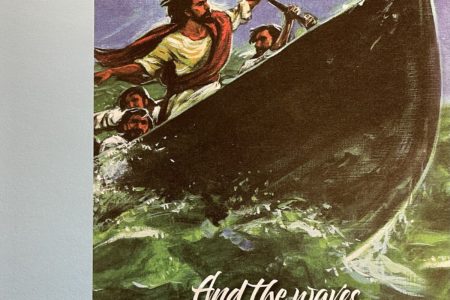 and the waves were breaking into the boat. Immanuel Lutheran Church LCMS. Joplin Missouri. Pentecost 4 bulletin cover