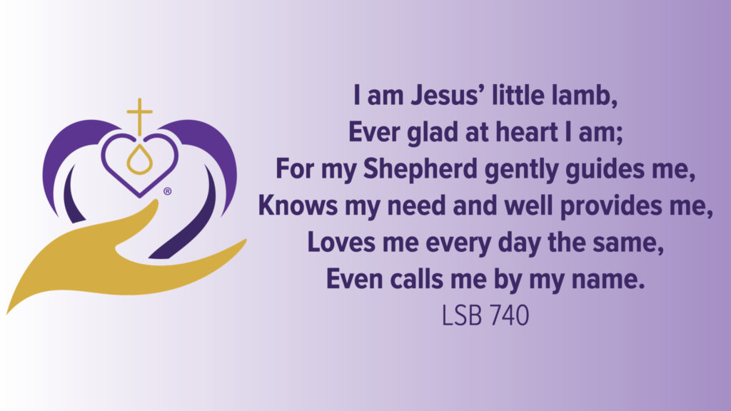 Kids Talk for LWML Sunday 2021. I Am Jesus' Little Lamb. Happy Hearts.