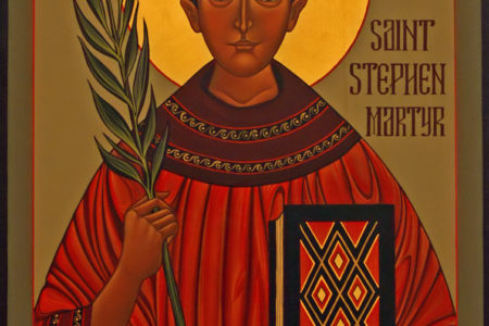 Saint Stephen Martyr Icon. Immanuel Lutheran Church LCMS. Joplin Missouri.