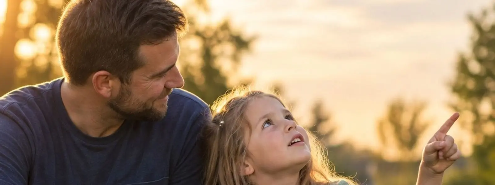 Nineteenth Sunday after Pentecost — October 4, 2026 7 Parenting class in Joplin: a girl points at the sky and asks her dad a question at sunset — Help for the Hard Questions at Immanuel Lutheran Church